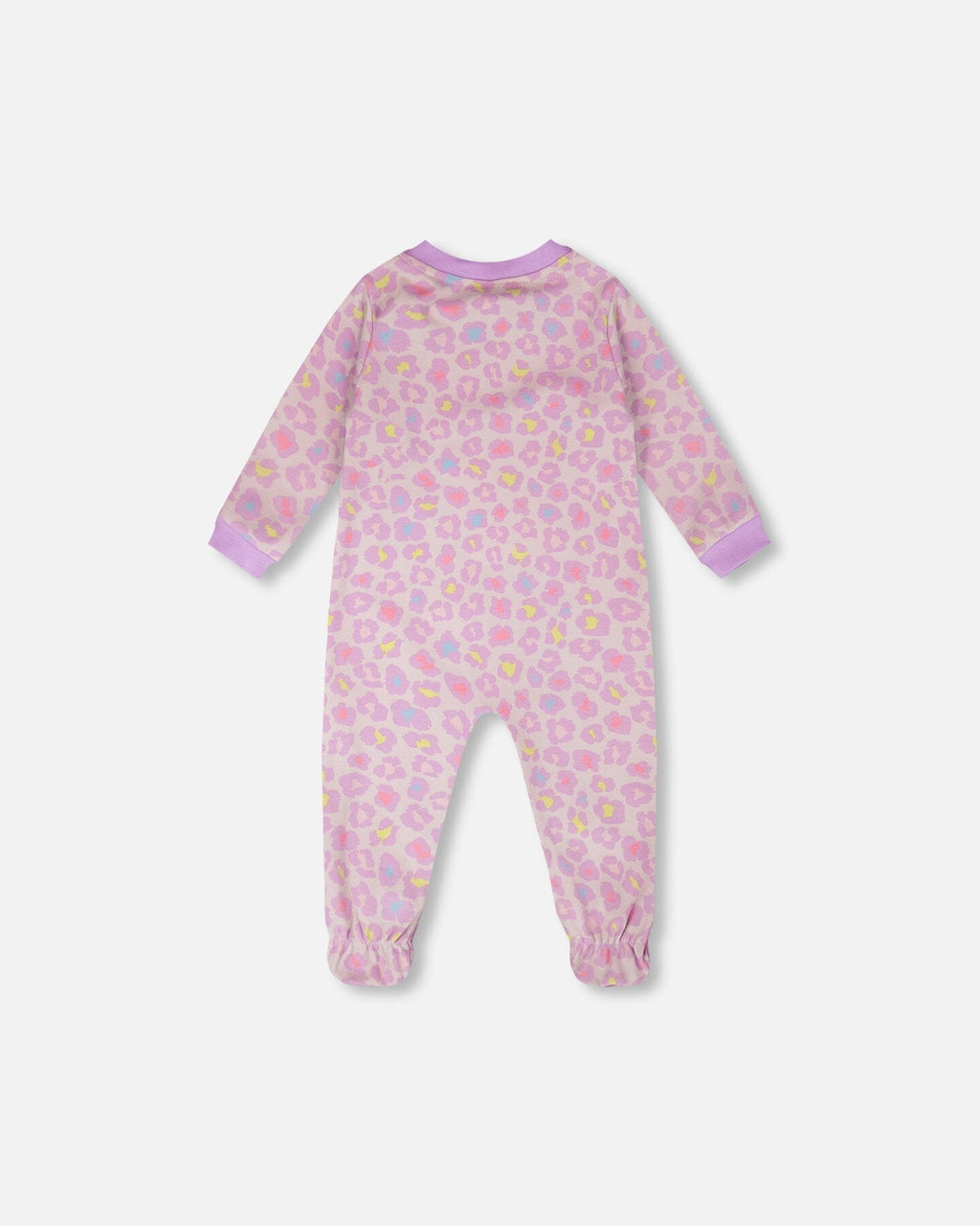 Organic Cotton Baby Pajama | Purple Animal Print | Baby Organic Co