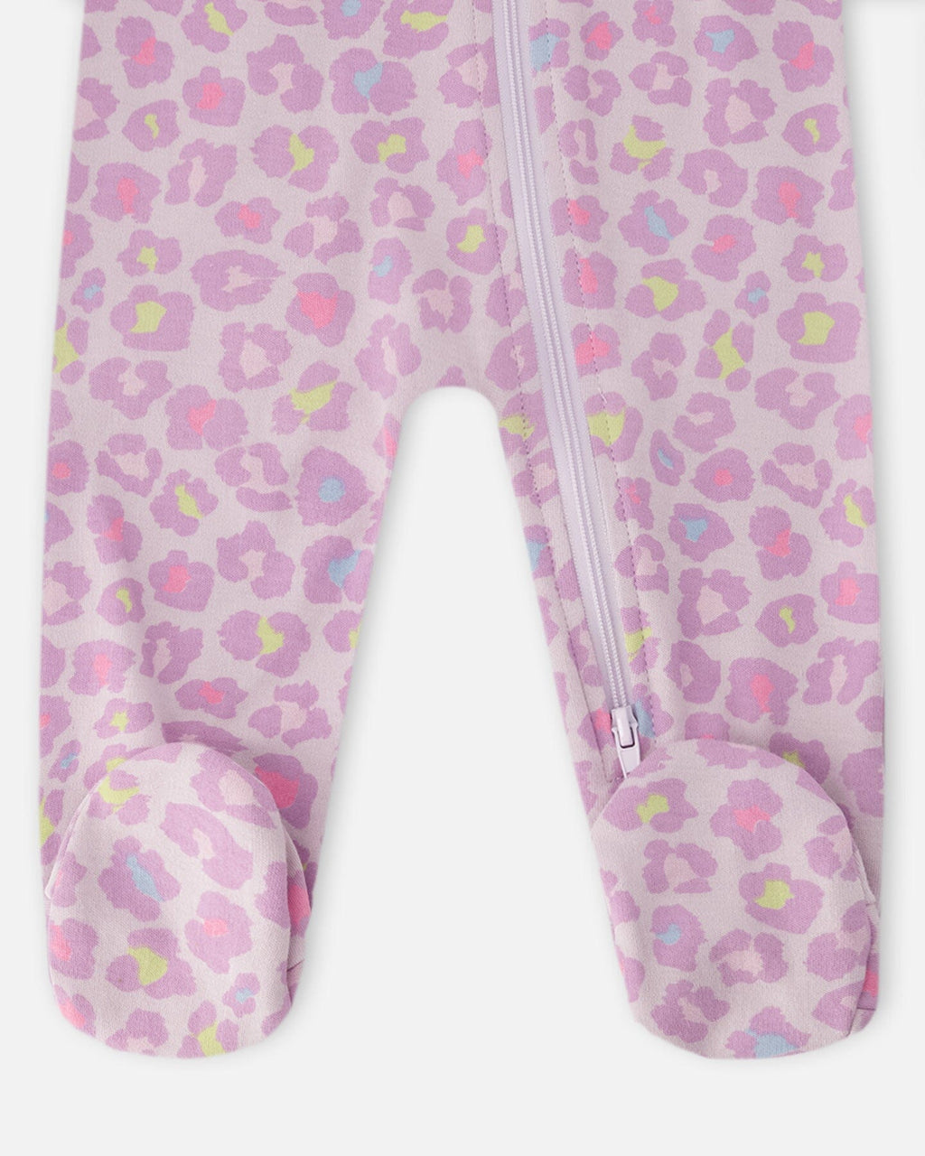Organic Cotton Baby Pajama | Purple Animal Print | Baby Organic Co
