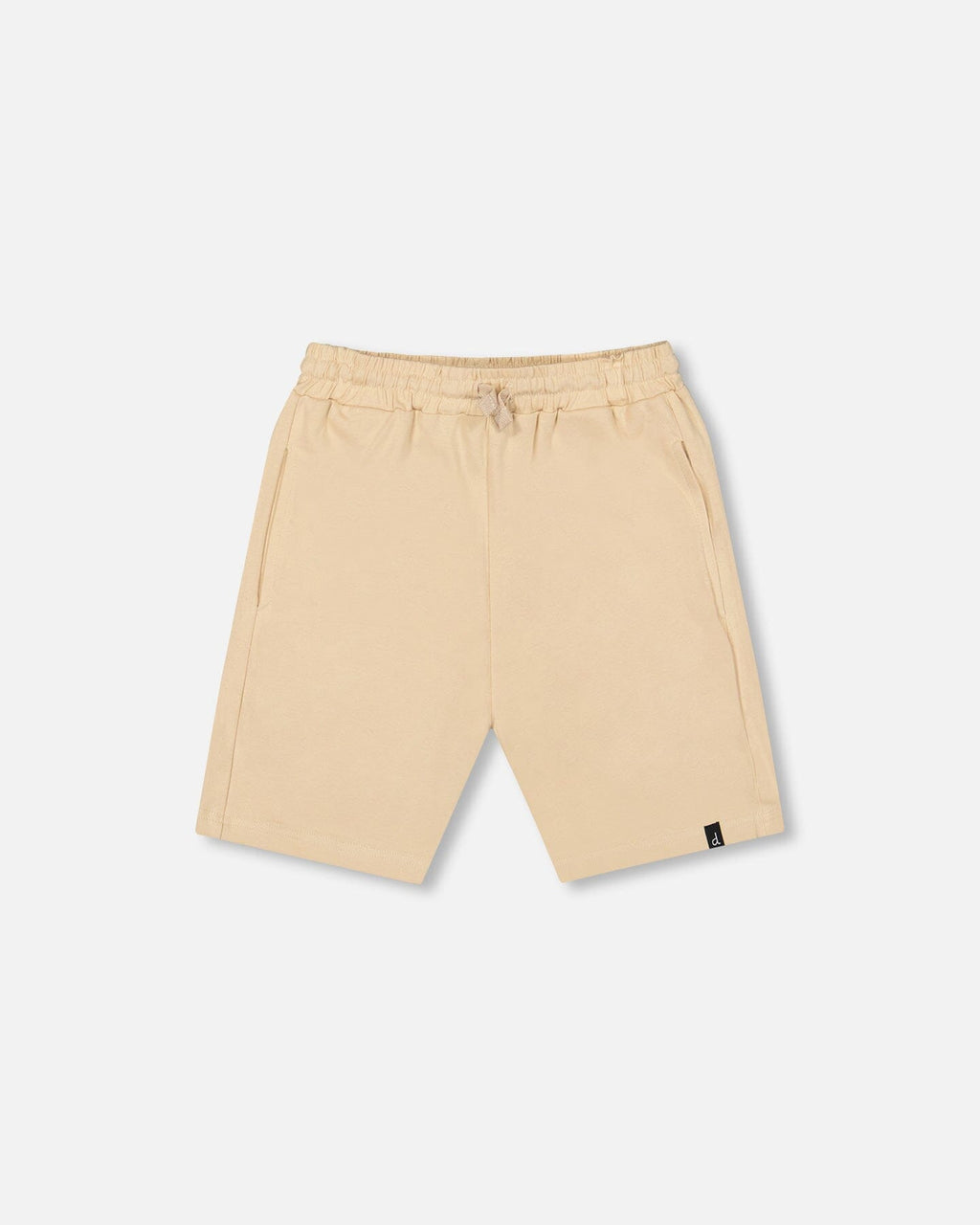 Organic Cotton Baby Shorts | Solid Beige | Baby Organic Co