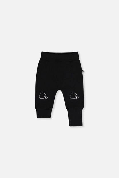 Organic Cotton Evolutive Pants Black And Brown