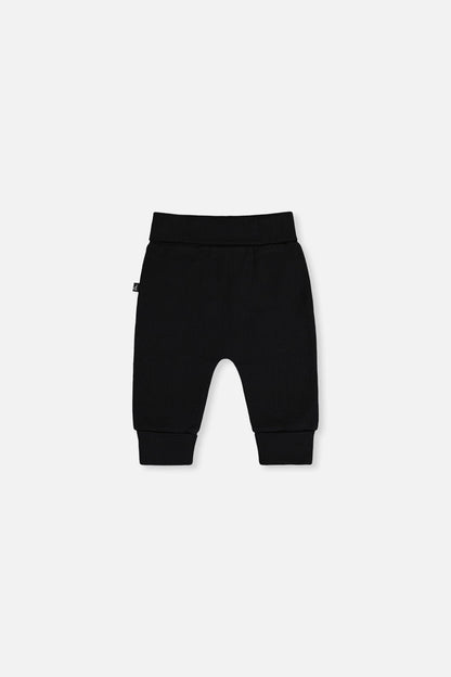 Organic Cotton Evolutive Pants Black And Brown