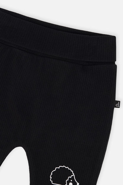 Organic Cotton Evolutive Pants Black And Brown