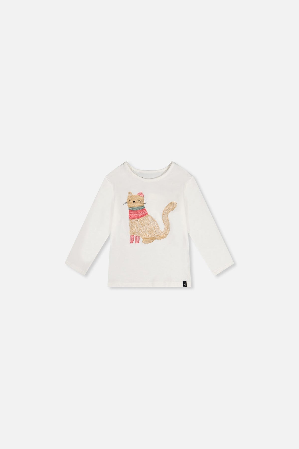 Baby Organic Cotton Long Sleeve T-Shirt Off-White
