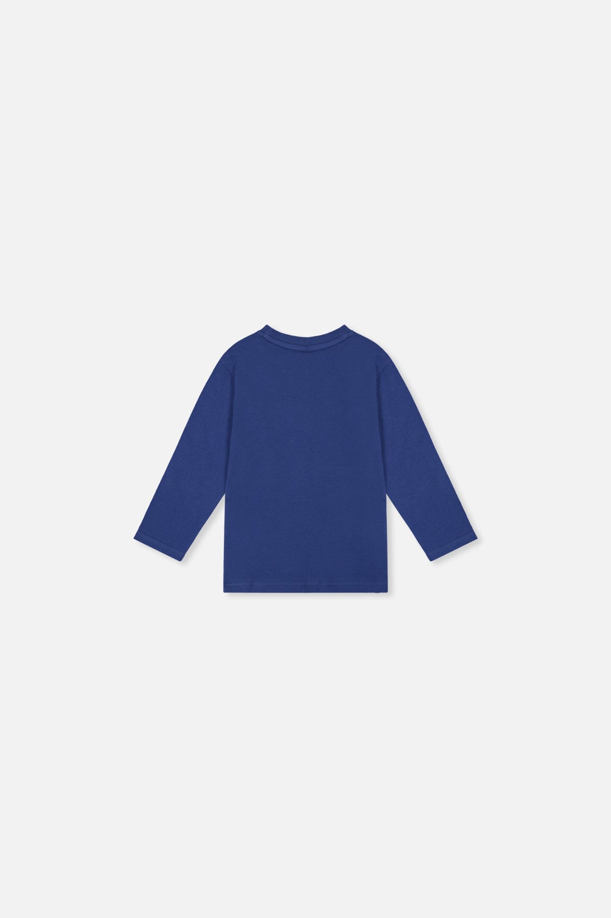 Baby Long Sleeve Organic Cotton T-Shirt Blue