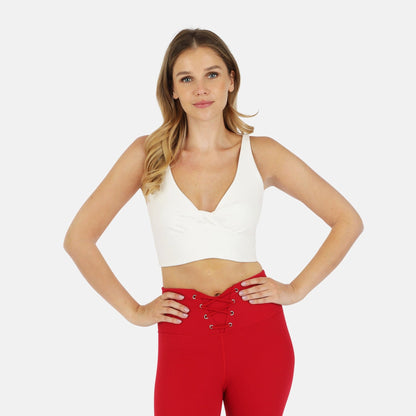 Ada Organic Cotton Twist Around Sports Bra - Baby Organic