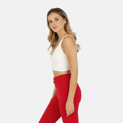 Ada Organic Cotton Twist Around Sports Bra - Baby Organic