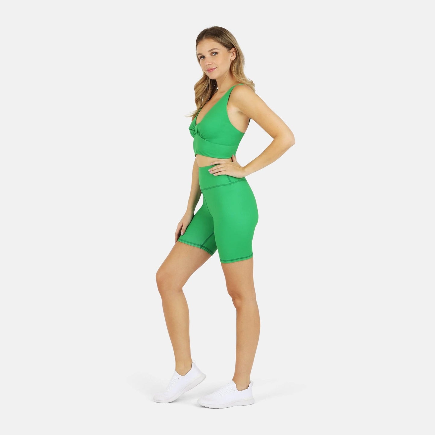 Ada Organic Cotton Twist Around Sports Bra - Baby Organic