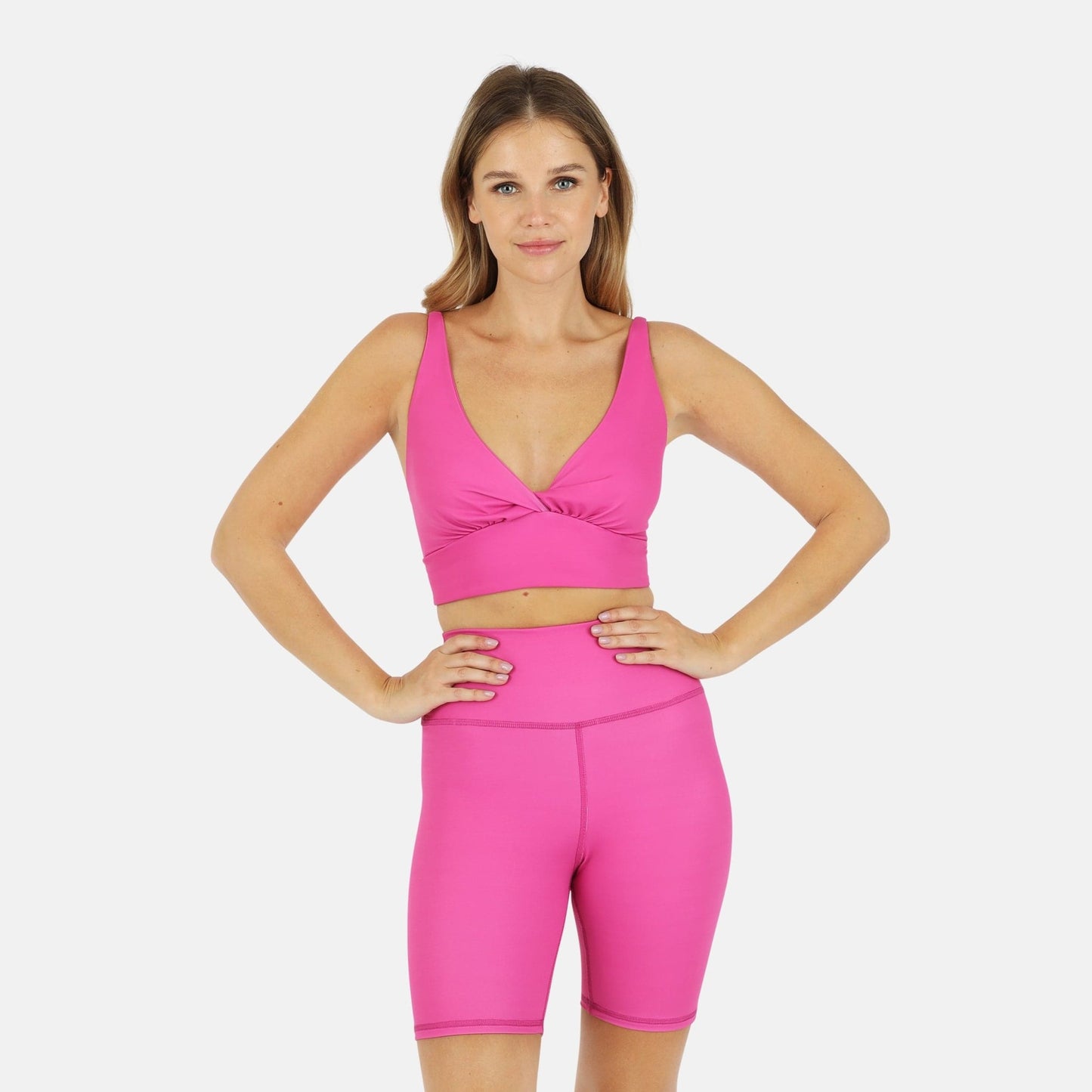 Ada Organic Cotton Twist Around Sports Bra - Baby Organic