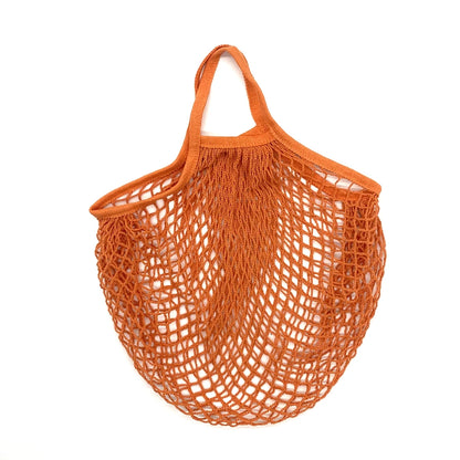 Reusable Grocery Bags Eco-Friendly Organic Cotton Mesh Tote Bags Portable Net String Bag for Shopping Storage Fruit Vegetable