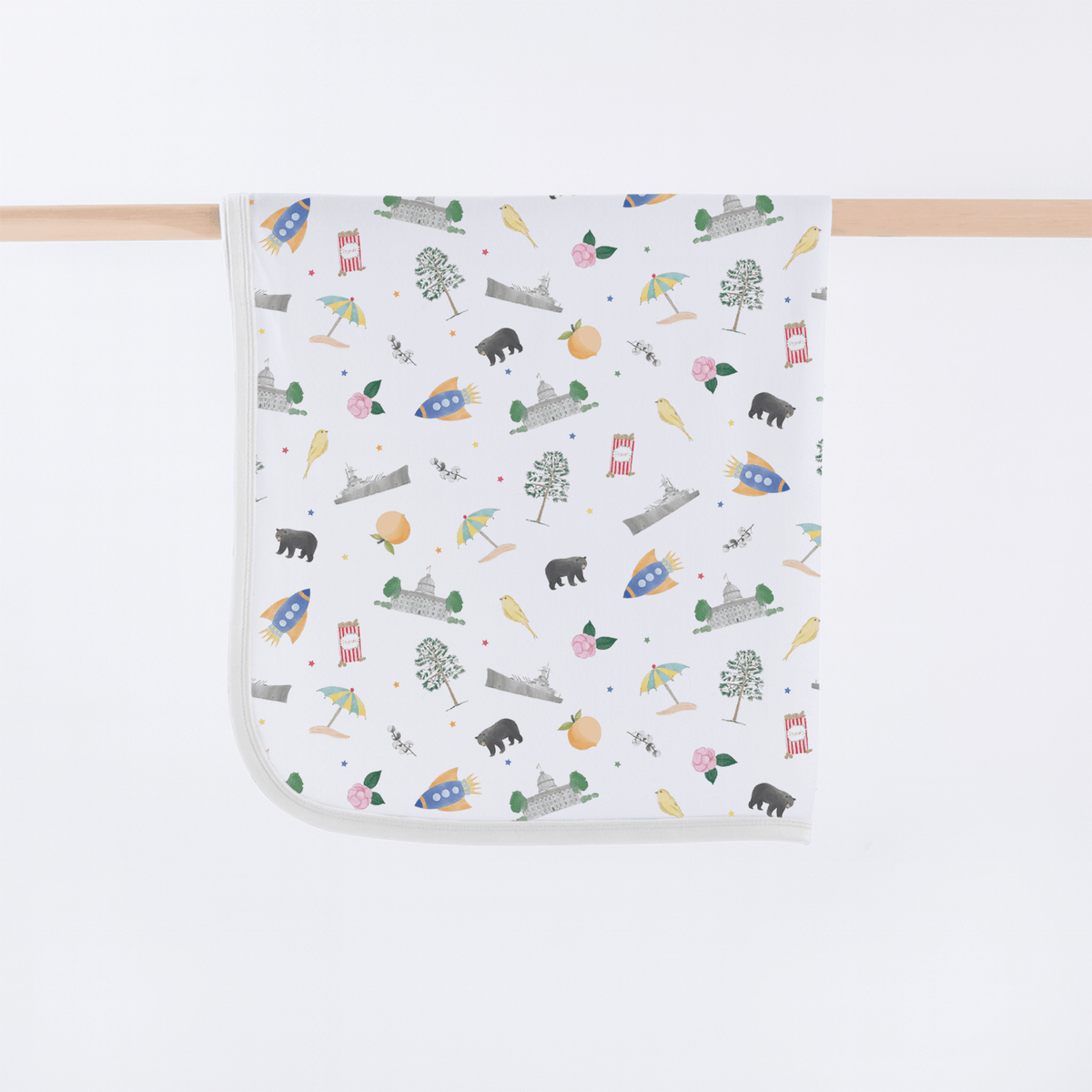 Alabama Kids Organic Cotton Baby Blanket - Baby Organic