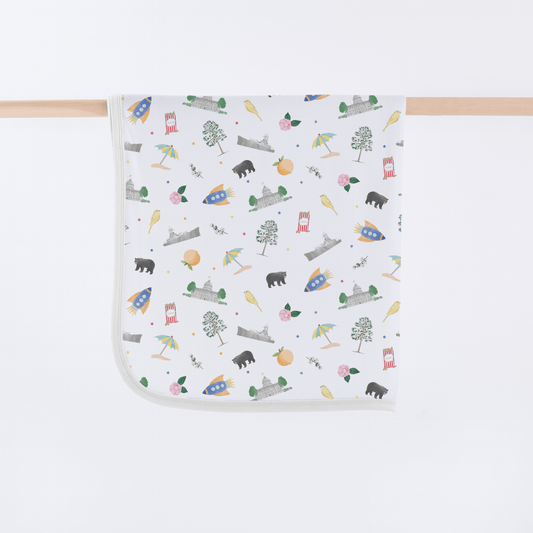 Alabama Kids Organic Cotton Baby Blanket - Baby Organic