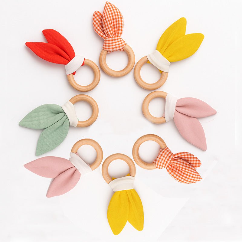 Anneau de Dentition en Coton Bio Honey - Baby Organic