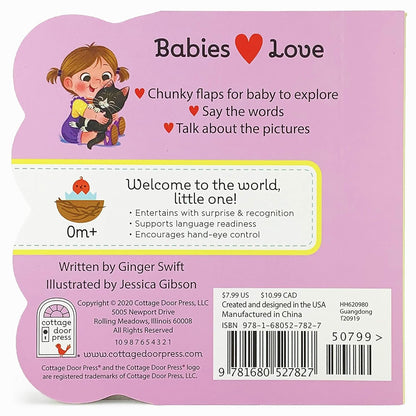 Babies Love Kittens: a Lift-A-Flap Board Book for Babies and Toddlers - Baby Organic