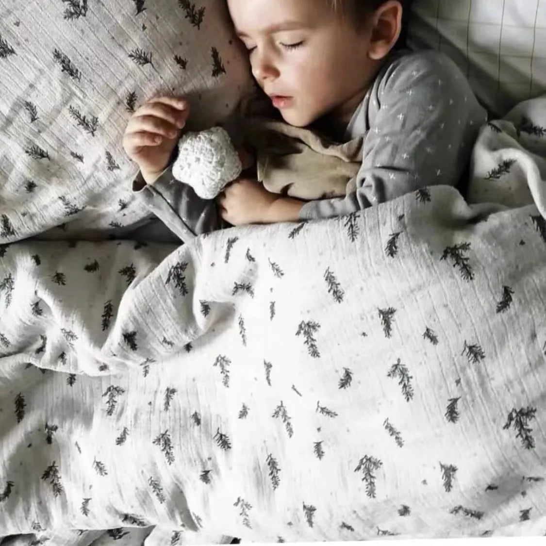 Baby Blanket Garbo Brand Organic Cotton Newborn Photography Bed Girls Boy Accessories Gift Set Soft Kids Fitted Sheet Cover - Baby Organic