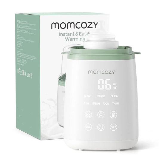 Baby Bottle Warmer, 6-In-1 Baby Milk Warmer with Smart Temperature Control, Breastmilk Warmer, Fast Baby Food Heater, Steam Sterilizer - Baby Organic
