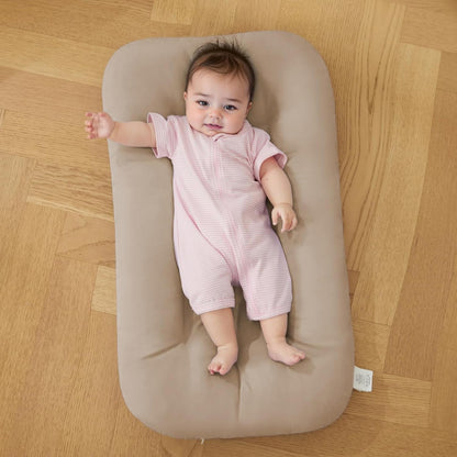 Baby Lounger for Infants Babies 0-12 Months, Bionic Organic Lounger, Soft Cotton Breathable Infant Floor Seats & Loungers for Newborn Baby Shower Gifts - Baby Organic