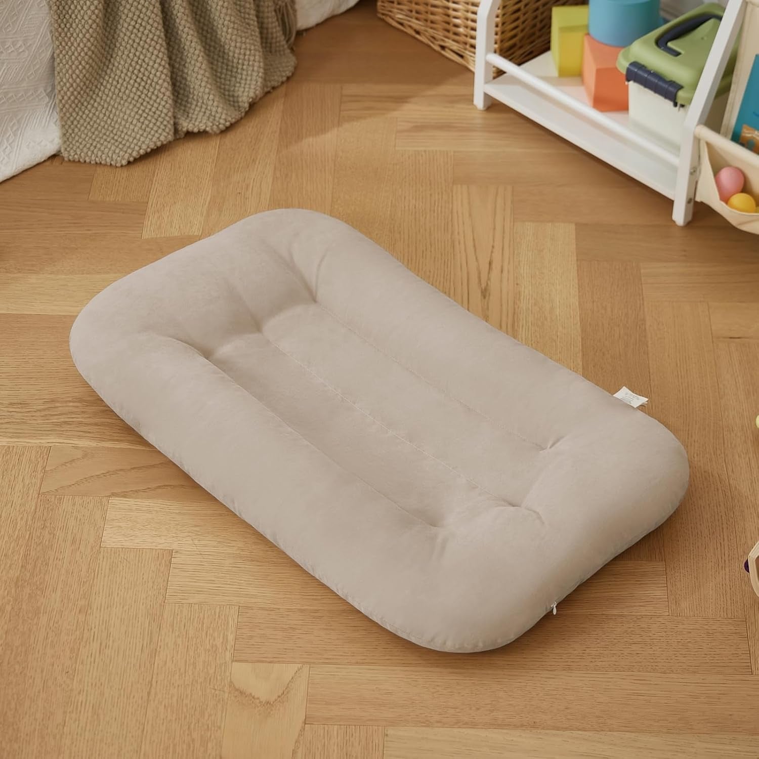 Baby Lounger for Infants Babies 0-12 Months, Bionic Organic Lounger, Soft Cotton Breathable Infant Floor Seats & Loungers for Newborn Baby Shower Gifts - Baby Organic