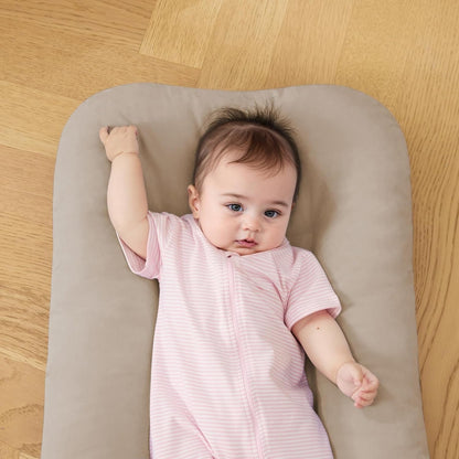 Baby Lounger for Infants Babies 0-12 Months, Bionic Organic Lounger, Soft Cotton Breathable Infant Floor Seats & Loungers for Newborn Baby Shower Gifts - Baby Organic
