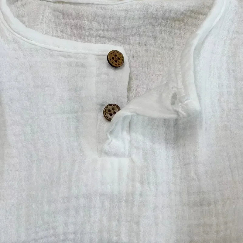 Baby Organic Cotton T-Shitrs Newborn Toddlers Boys Tops Casual Spring Summer Cute Soft Muslin Clothes 0-6Years Soft T Shirt - Baby Organic