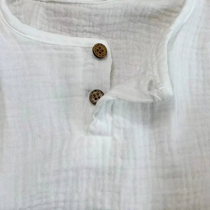 Baby Organic Cotton T-Shitrs Newborn Toddlers Boys Tops Casual Spring Summer Cute Soft Muslin Clothes 0-6Years Soft T Shirt - Baby Organic