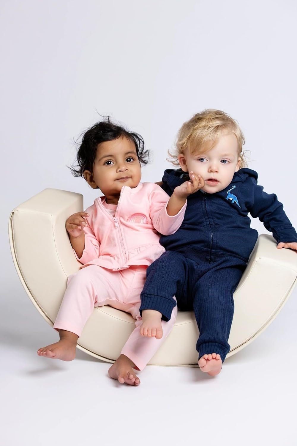 Baby wearing Organic Baby Outfit Set for everyday comfort