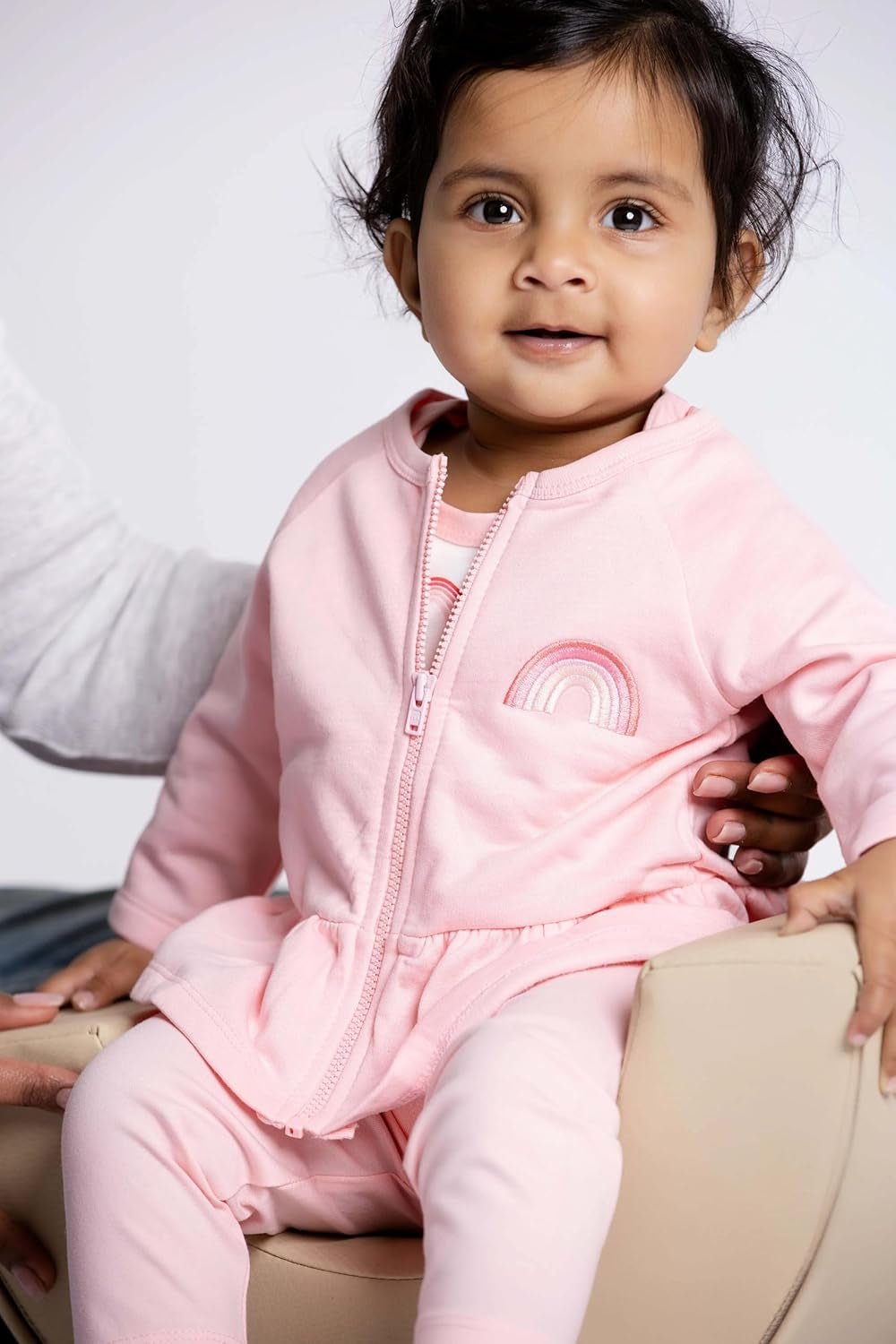 Front view of Organic Baby Outfit Set made from 100% organic cotton