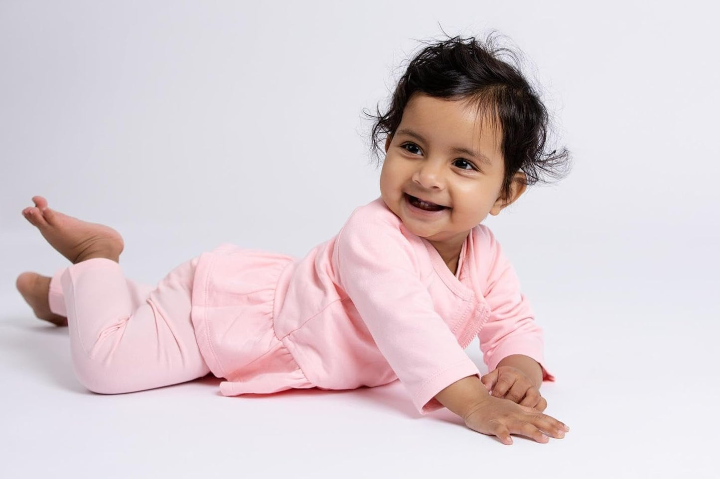 Organic Baby Outfit Set with bodysuit and zip-up jacket
