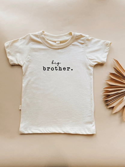 Big Brother Organic Cotton Short Sleeve Toddler T-Shirt - Baby Organic
