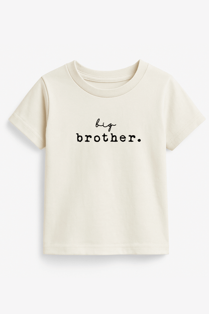Big Brother Organic Cotton Short Sleeve Toddler T-Shirt - Baby Organic