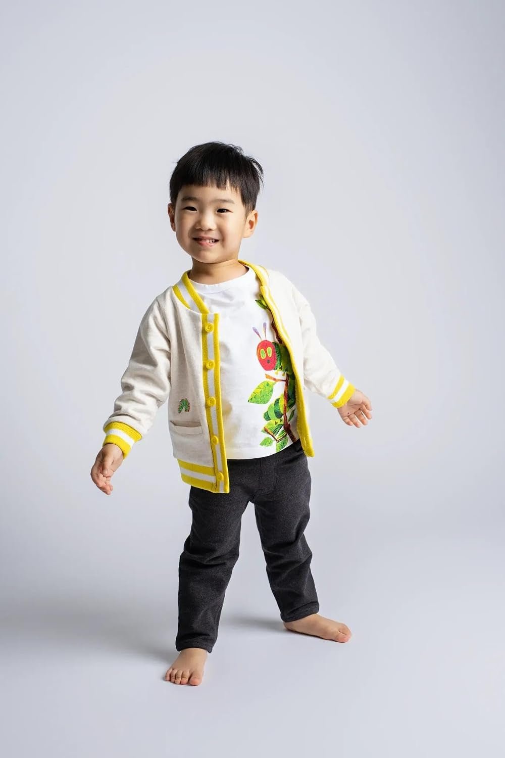 Front view of Organic Cotton Bomber Jacket