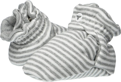 Burt’S Bees Baby Adjustable Baby Booties, 100% Organic Cotton, Easy on and off Snap Boots, Snug Fit - Baby Essential - Baby Organic
