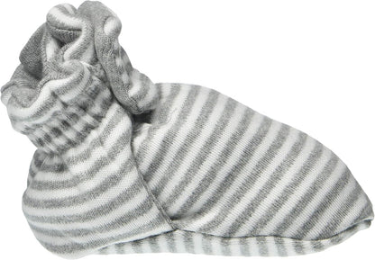 Burt’S Bees Baby Adjustable Baby Booties, 100% Organic Cotton, Easy on and off Snap Boots, Snug Fit - Baby Essential - Baby Organic