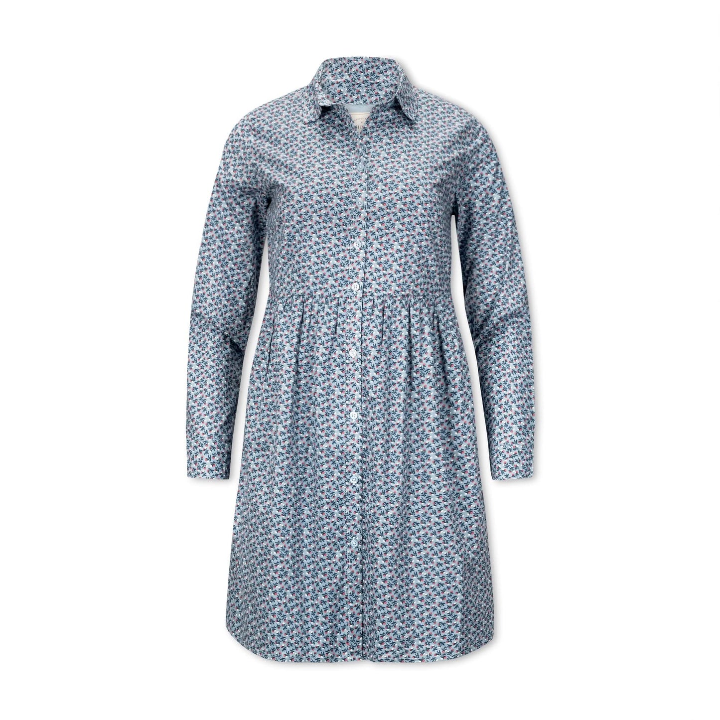 Button Front Organic Shirt Dress - Baby Organic