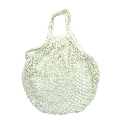 Reusable Grocery Bags Eco-Friendly Organic Cotton Mesh Tote Bags Portable Net String Bag for Shopping Storage Fruit Vegetable