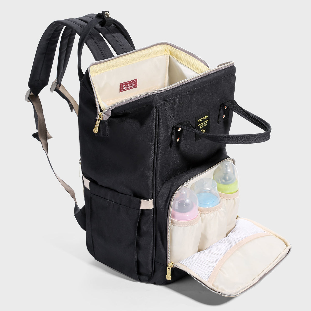 Classic Embroidered Diaper Backpack - Baby Organic