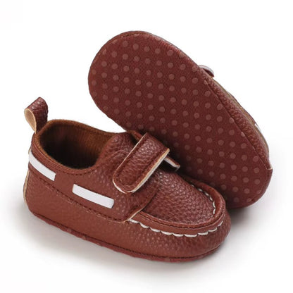 Classic Fashion Boys and Girls Flat Walking Shoes Loafers Canvas Non-Slip Shoes for Newborn Babies First Walker Walking Shoes - Baby Organic