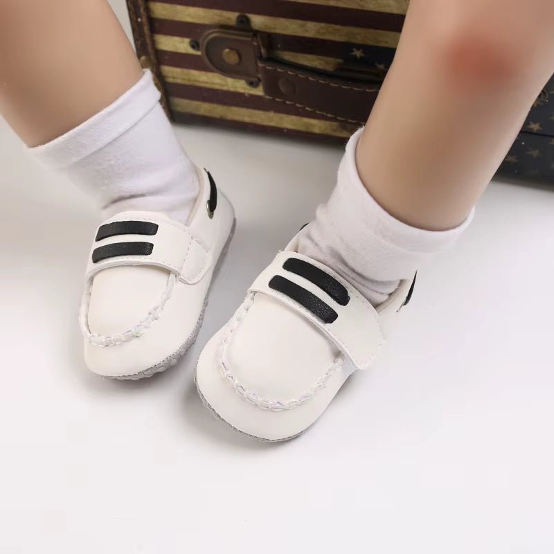 Classic Fashion Boys and Girls Flat Walking Shoes Loafers Canvas Non-Slip Shoes for Newborn Babies First Walker Walking Shoes - Baby Organic