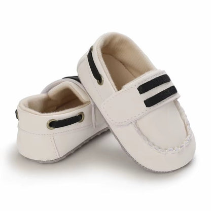 Classic Fashion Boys and Girls Flat Walking Shoes Loafers Canvas Non-Slip Shoes for Newborn Babies First Walker Walking Shoes - Baby Organic