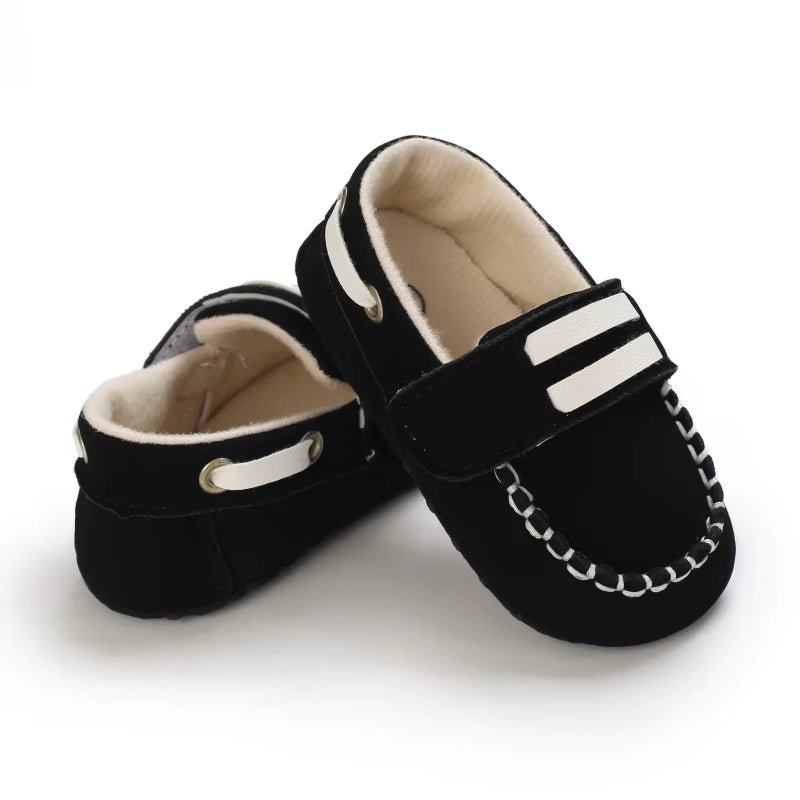 Classic Fashion Boys and Girls Flat Walking Shoes Loafers Canvas Non-Slip Shoes for Newborn Babies First Walker Walking Shoes - Baby Organic