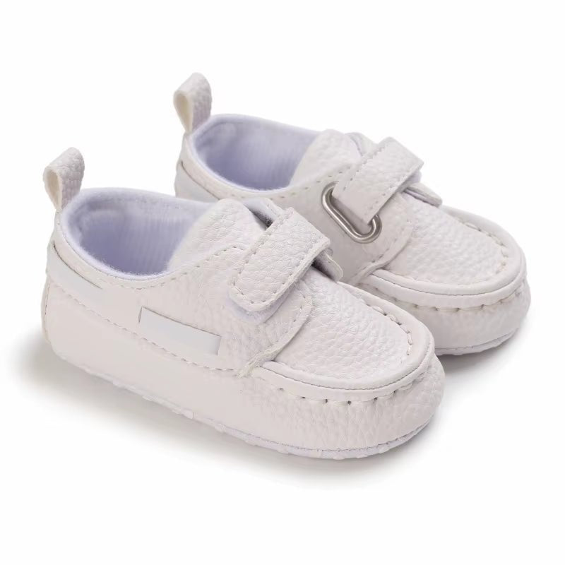 Classic Fashion Boys and Girls Flat Walking Shoes Loafers Canvas Non-Slip Shoes for Newborn Babies First Walker Walking Shoes - Baby Organic