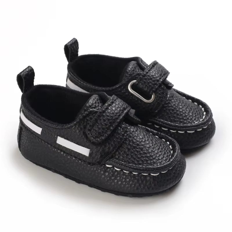 Classic Fashion Boys and Girls Flat Walking Shoes Loafers Canvas Non-Slip Shoes for Newborn Babies First Walker Walking Shoes - Baby Organic