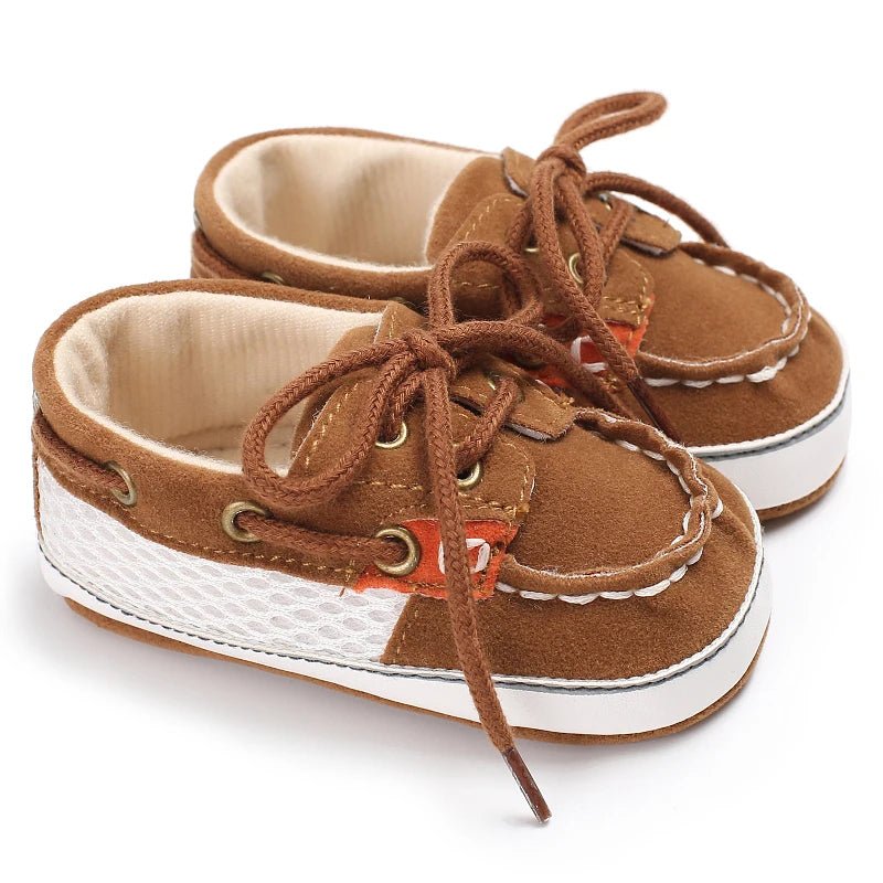 Classic Fashion Boys and Girls Flat Walking Shoes Loafers Canvas Non-Slip Shoes for Newborn Babies First Walker Walking Shoes - Baby Organic