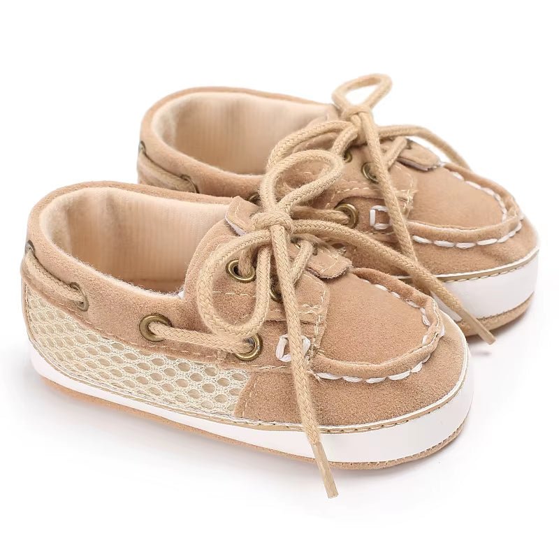 Classic Fashion Boys and Girls Flat Walking Shoes Loafers Canvas Non-Slip Shoes for Newborn Babies First Walker Walking Shoes - Baby Organic