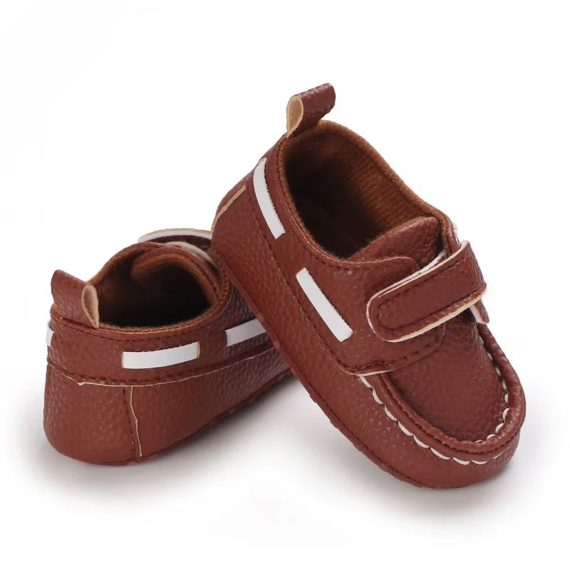 Classic Fashion Boys and Girls Flat Walking Shoes Loafers Canvas Non-Slip Shoes for Newborn Babies First Walker Walking Shoes - Baby Organic