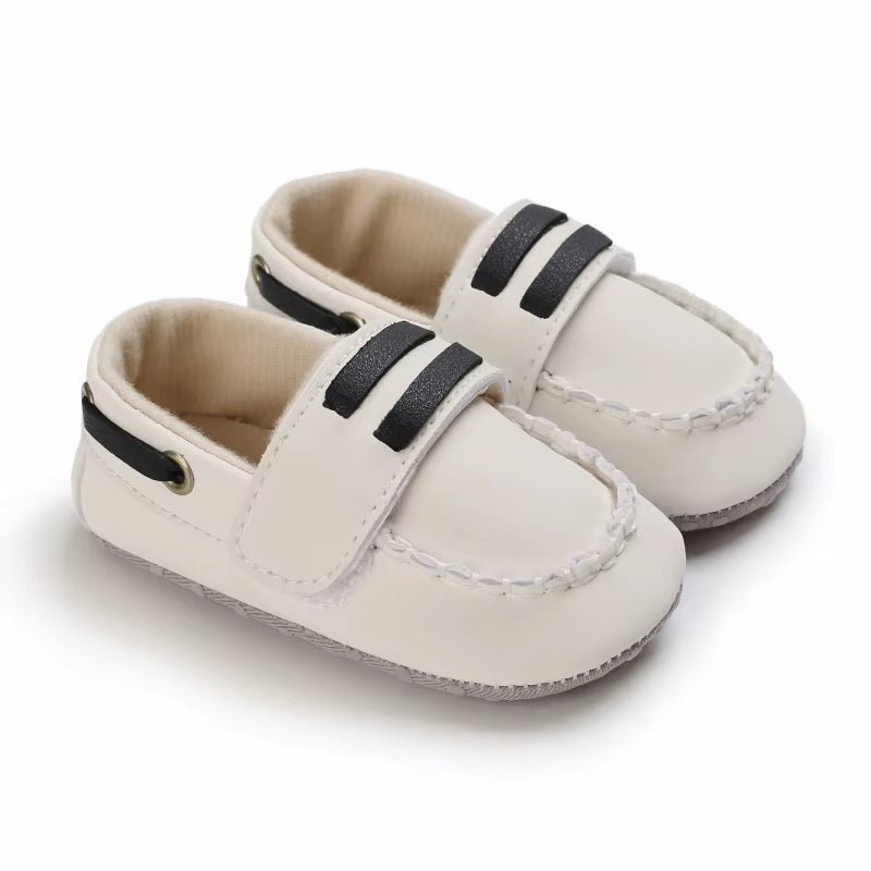 Classic Fashion Boys and Girls Flat Walking Shoes Loafers Canvas Non-Slip Shoes for Newborn Babies First Walker Walking Shoes - Baby Organic