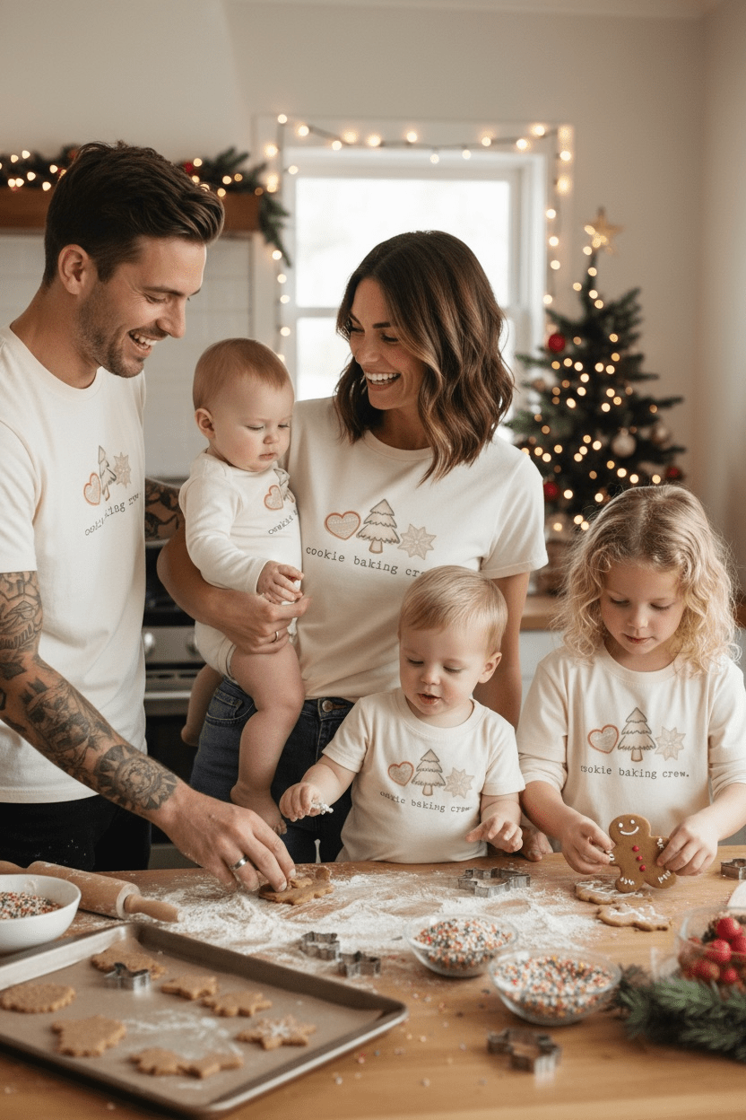 Cookie Baking Crew Organic Baby Bodysuit Long Sleeve - Baby Organic