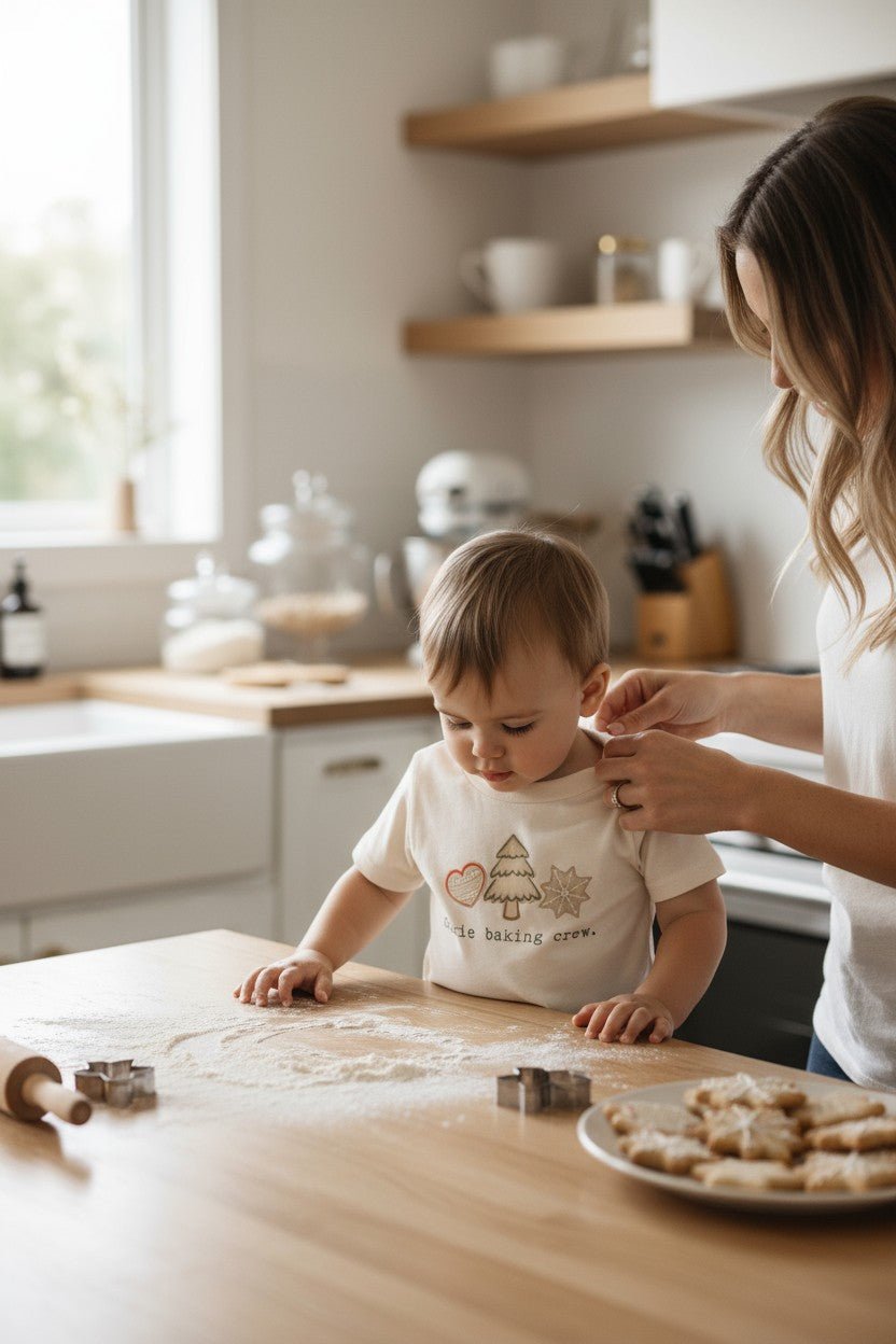 Cookie Baking Crew Organic Kids T-Shirt - Baby Organic