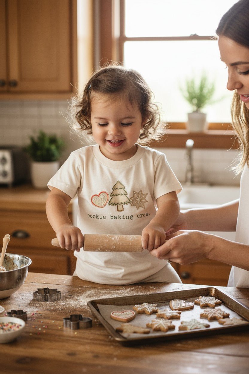 Cookie Baking Crew Organic Kids T-Shirt - Baby Organic