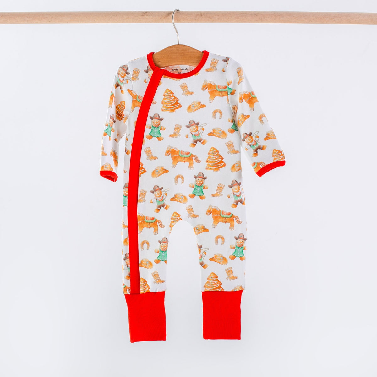 Cookie Roundup Organic Cotton Zip Up Pajama - Baby Organic