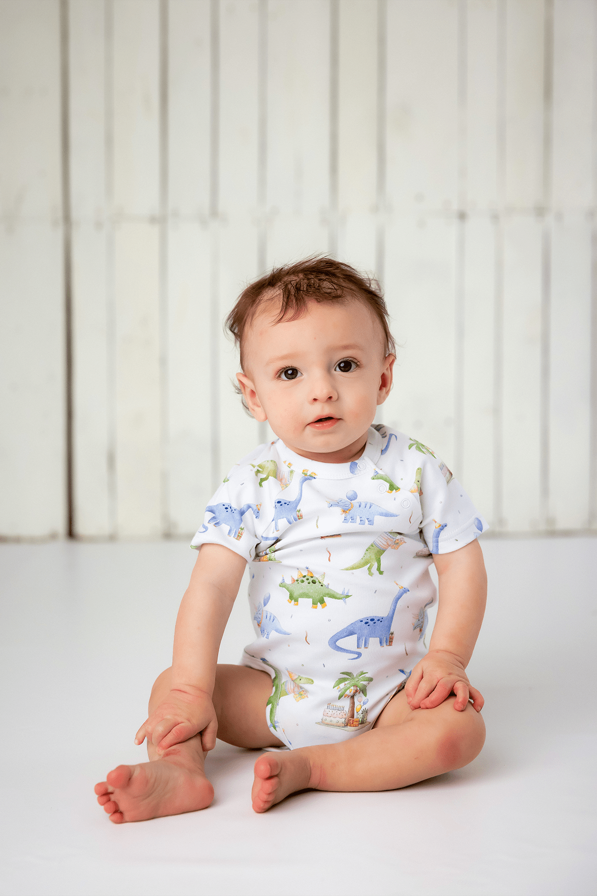 Dino-mite Birthday Organic Cotton Baby Onesie - Baby Organic